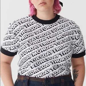 Lazy Oaf Day After Day Ringer T-Shirt